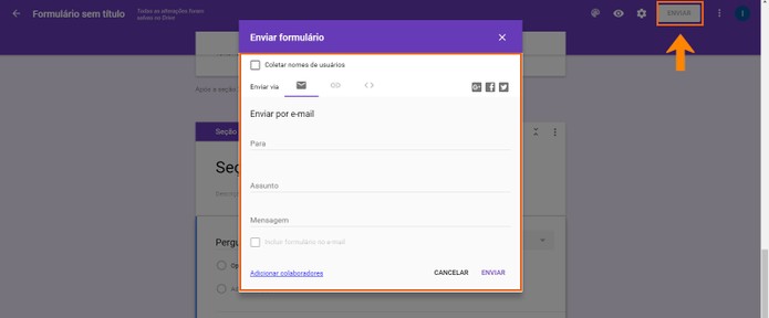 Envie o Formulário pronto com a verificação de segurança para seus contatos (Foto: Reprodução/Barbara Mannara)