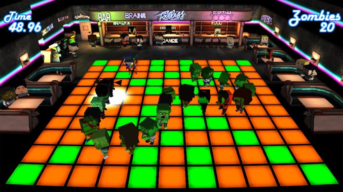 Conga Zombies é um divertido minigame que funciona como reimaginação do clássico Snake (Foto: PlayStation Blog)