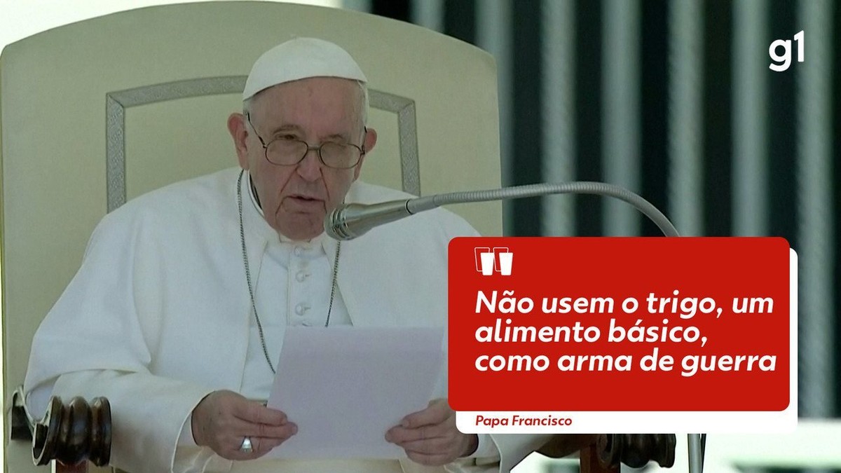 Papa Trigo N O Pode Ser Usado Como Arma De Guerra Ucr Nia E R Ssia G