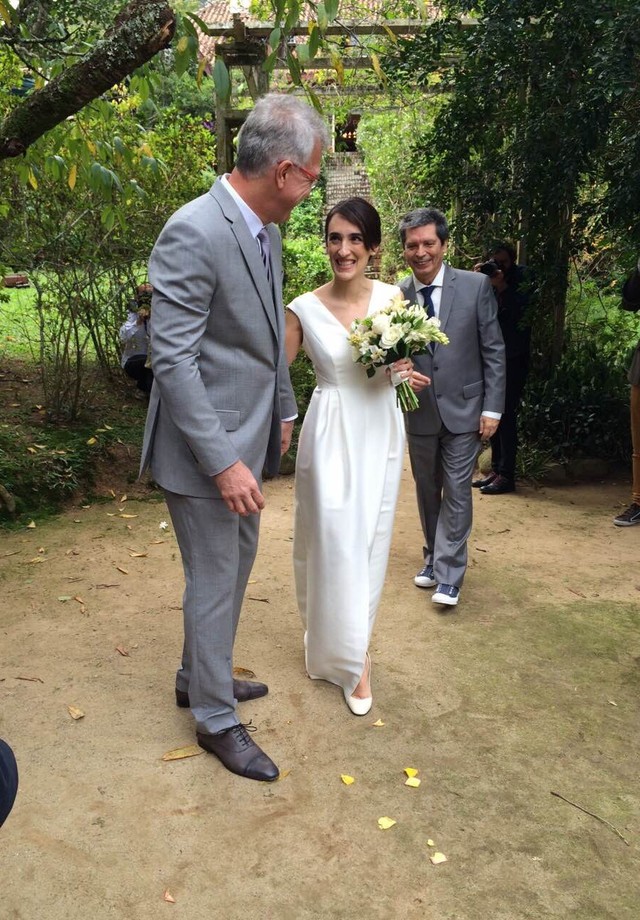 Clique do casamento de Maria Prata e Pedro Bial (Foto: Daniela Falcão)