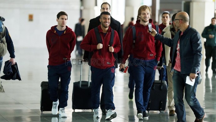 Rakitic Rafinha Barcelona (Foto: Divulgação/Site oficial do Barcelona)