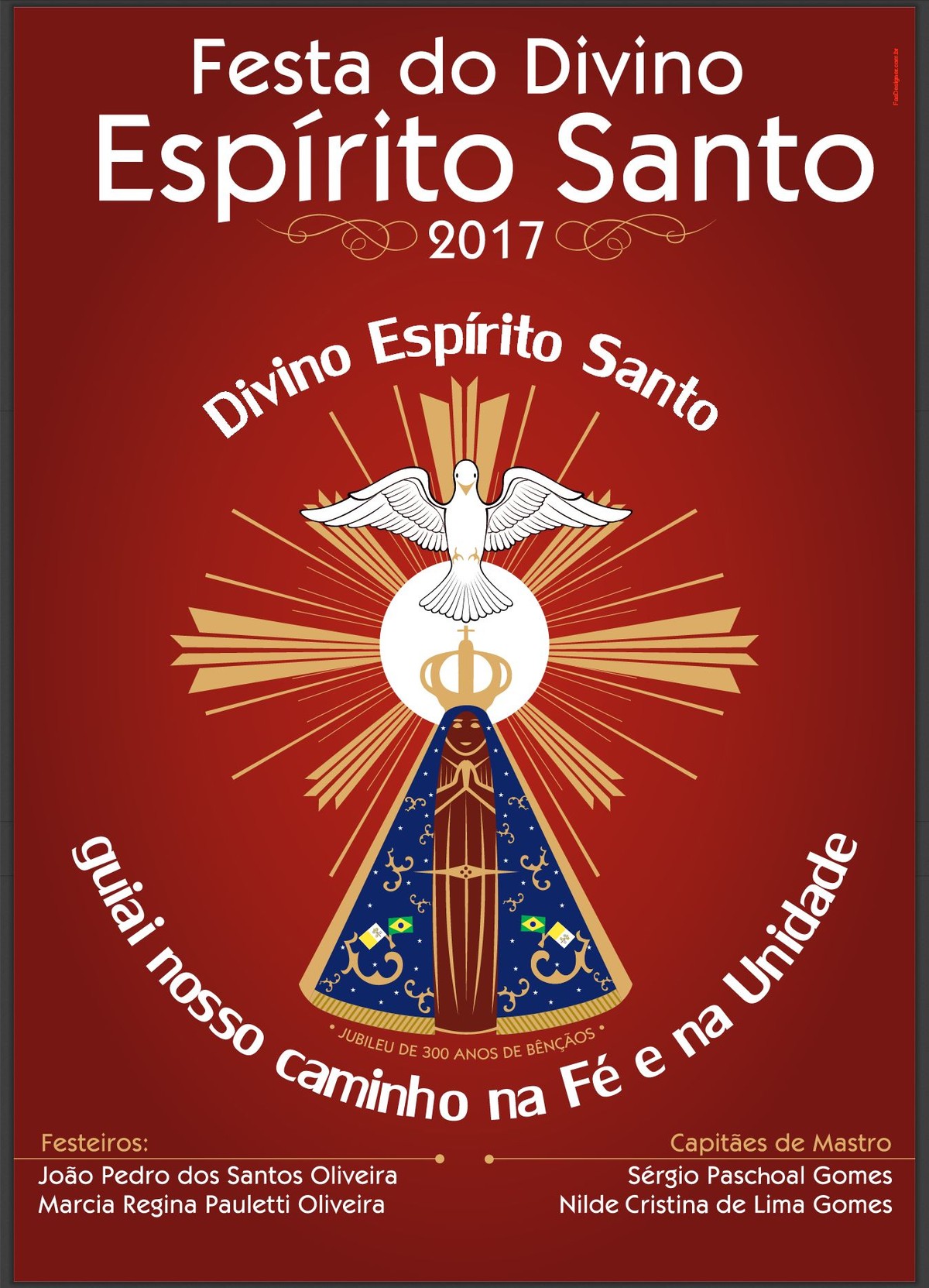 Cartaz da Festa do Divino homenageia o Jubileu de Nossa Senhora ... - Globo.com