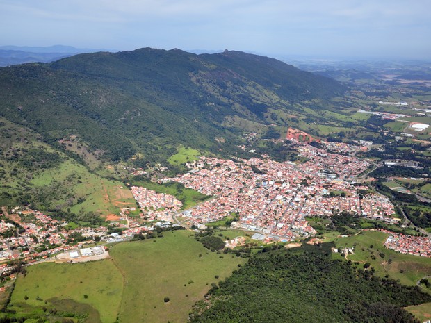 Vista aérea de Extrema, MG (Foto: Prefeitura Municipal de Extrema / Divulgação)