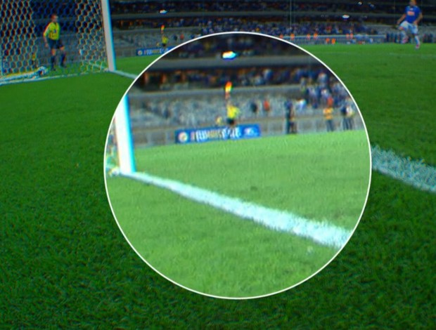 Gol anulado Cruzeiro Copa do Brasil (Foto: Reprodução SporTV)
