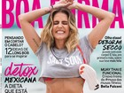 Deborah Secco exibe barriga sequinha em capa de revista