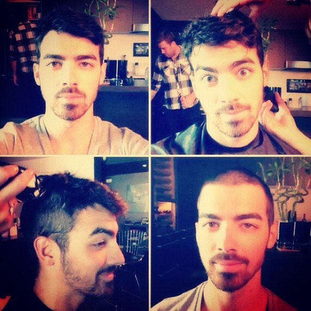 Joe Jonas muda o visual (Foto: Instagram/ Reprodução)