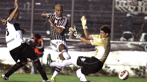 Leandro Euzébio jogo Fluminense Olimpia (Foto: Nelson Perez / Fluminense. F.C.)