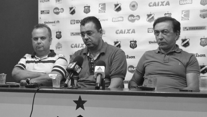 Diretores do ABC - Rogério Marinho, Marcelo Abdon e Rubens Guilherme (Foto: Jocaff Souza/GloboEsporte.com)