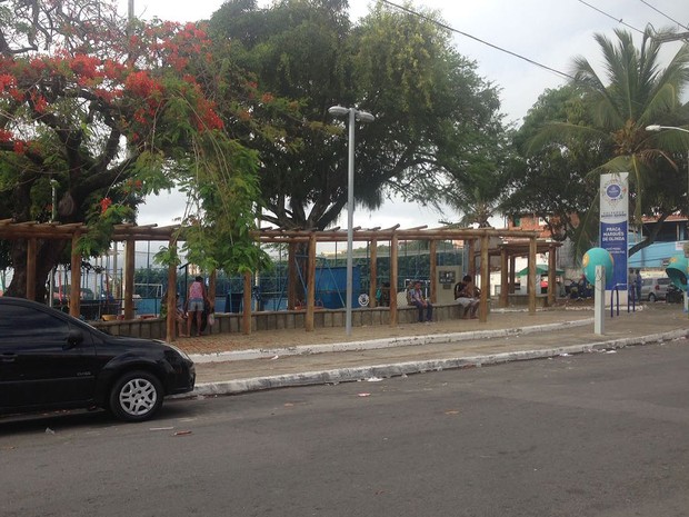 Um morre e ao menos 6 são baleados no Garcia, em Salvador. Bahia (Foto: Rafael Teles/ G1)