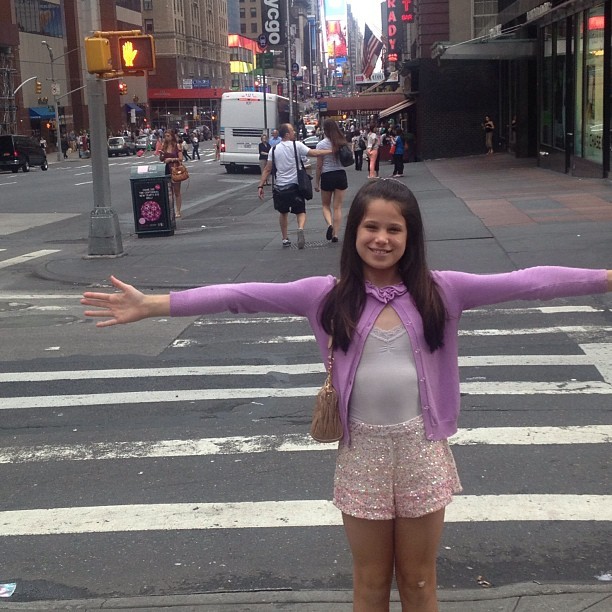 Sophia, filha de Claudia Raia, em Nova York, os EUA (Foto: Instagram/ Reprodução)