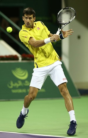 Novak Djokovic vence Fernando Verdasco no ATP de Doha (Foto: AFP)