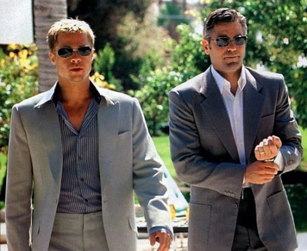George Clooney e Brad Pitt (Foto: Divulgação)