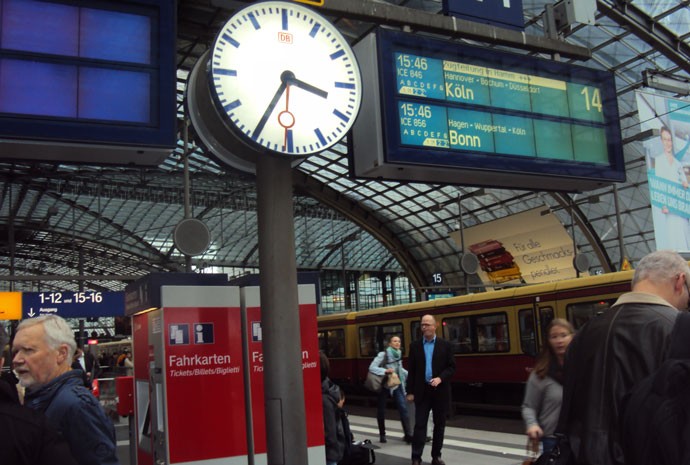 Estação de trem na Alemanha