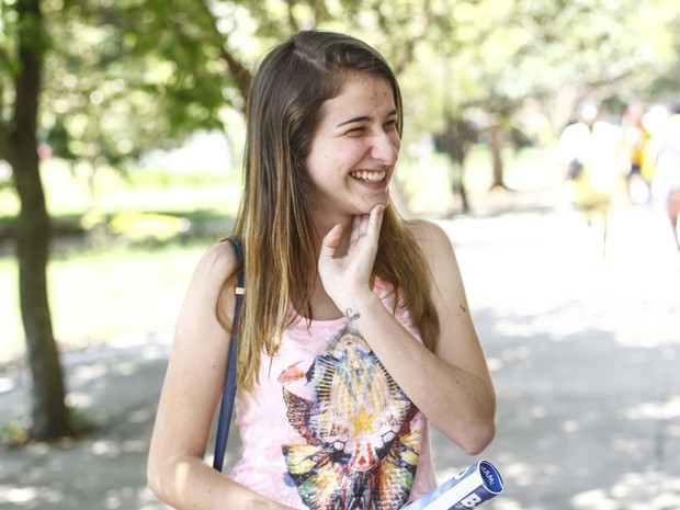 SÃO PAULO - Bruna Turassi de Souza quer estudar fisioterapia na USP (Foto: Vagner Campos/G1)