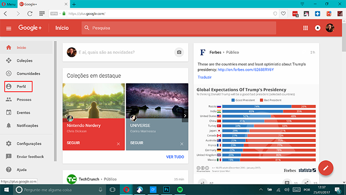 Google Plus agora pode mostrar sua influência na rede social (Foto: Reprodução/Elson de Souza)