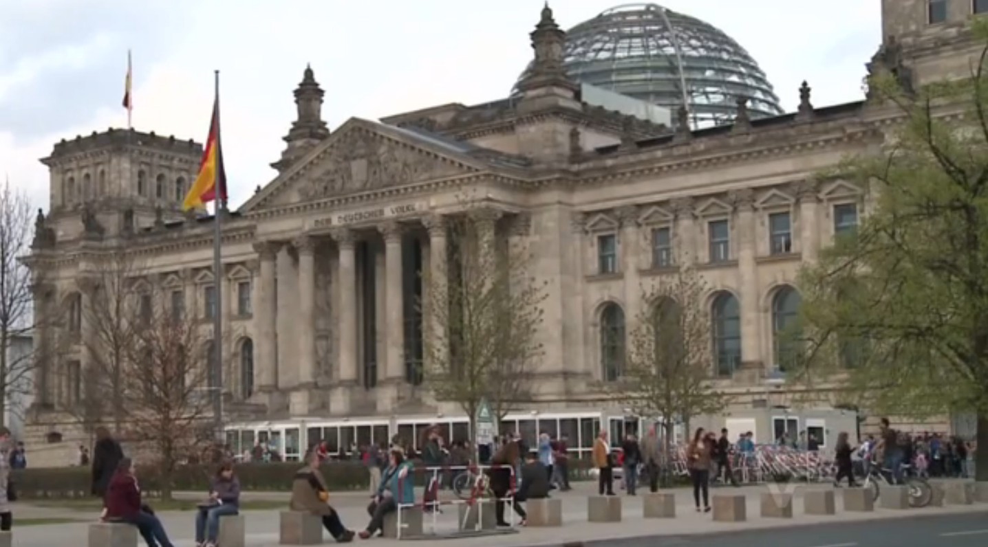 Construções históricas que foram restauradas em Berlim (Foto: Reprodução/TV Tribuna)