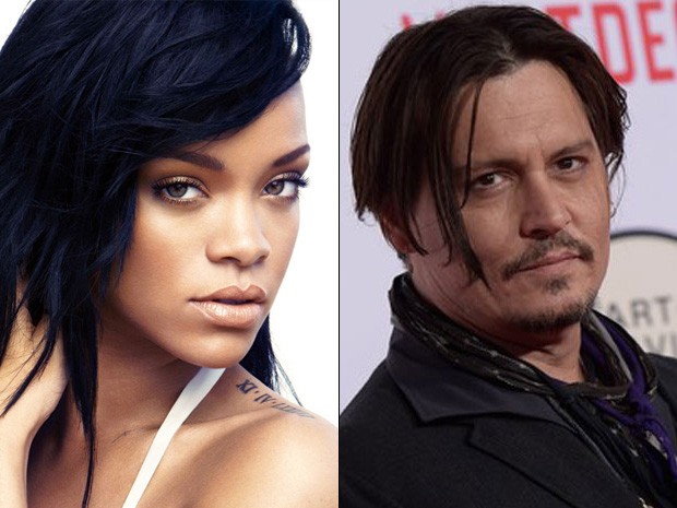 Rihanna e Johnny Depp (Foto: Reprodução)