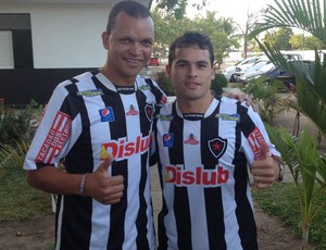 Warley (atacante) e Doda (meia) do Botafogo-PB (Foto: Divulgação / Botafogo-PB) Warley (atacante) e Doda (meia) do Botafogo-PB (Foto: Divulgação / Botafogo-PB)
