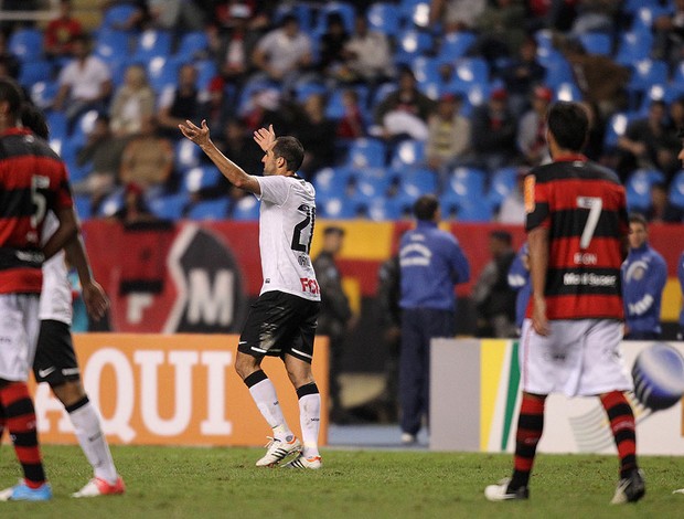 Danilo, Jogadores cabisbaixo, flamengo x Corinthians (Foto: Alexandre Vidal / Fla Imagem)