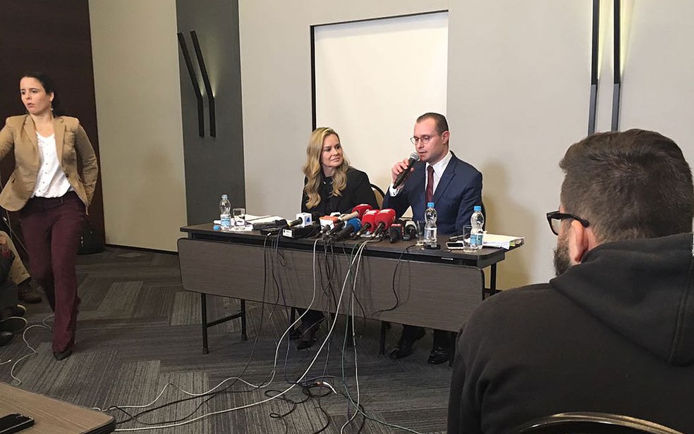 Advogados Valeska Teixeira Zanin Martins e  Cristiano Zanin Martins (Foto: Ana Carolina Moreno/TV Globo)