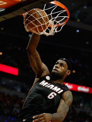 Basquete NBA - Miami Heat v Chicago Bulls, LeBron James (Foto: Reuters)