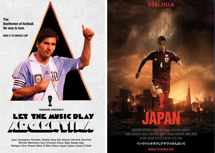 Print selections of World Cup Brazil movies