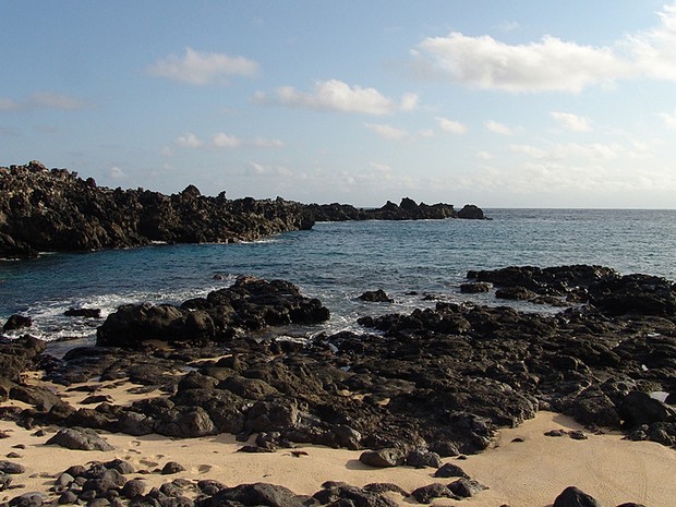 Litoral da ilha britânica de Ascensão, no Atlântico Sul, que agora é uma reserva marinha (Foto: Drew Avery/CC) Litoral da ilha britânica de Ascensão, no Atlântico Sul, que agora é uma reserva marinha (Foto: Drew Avery/CC)