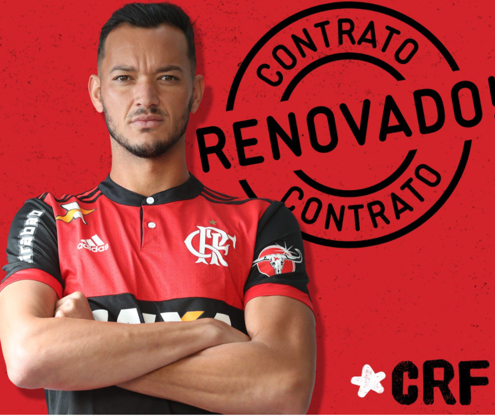 Réver renova contrato até o fim de 2019 (Foto: Divulgação/Flamengo)