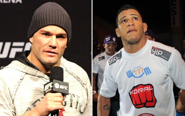 montagem Josh Thomson x Gilbert Durinho ufc (Foto: Editoria de Arte)