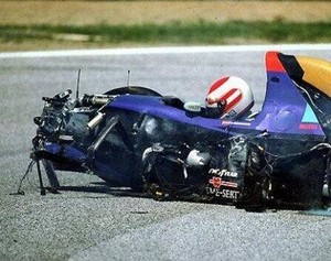 O austríaco Roland Ratzenberger também morreu em acidente no GP de San Marino de 1994 (Foto: Reprodução / Twitter) O austríaco Roland Ratzenberger também morreu em acidente no GP de San Marino de 1994 (Foto: Reprodução / Twitter)