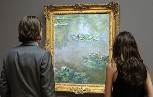 "Nympheas" (1908), do pintor francês Claude Monet, foi um dos destaques do leilão impressionista e atingiu US$ 33,9 milhões na Sotheby's, em Nova York
