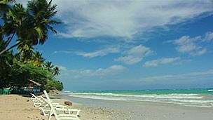 Praia do Haiti (Foto: BBC)