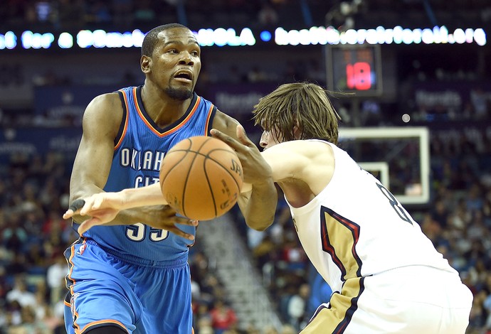 Kevin Durant, NBA Oklahoma City Thunder x New Orleans Pelicans (Foto: Stacy Revere / Getty Images)