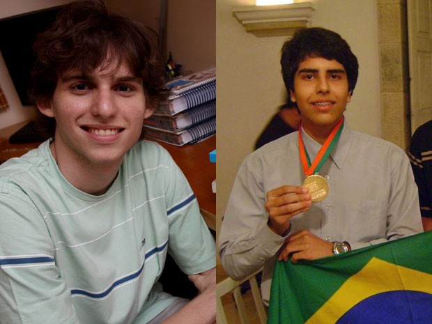 Lucas Sá e Gustavo Haddad são os dois brasileiros aceitos pelo MIT neste ano (Foto: Arquivo pessoal)