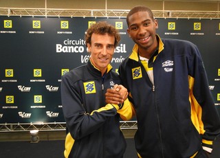 Emanuel e Evandro volei de praia (Foto: Helena Rebello)