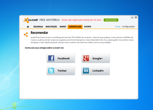 screenshot de avast! Free Antivirus