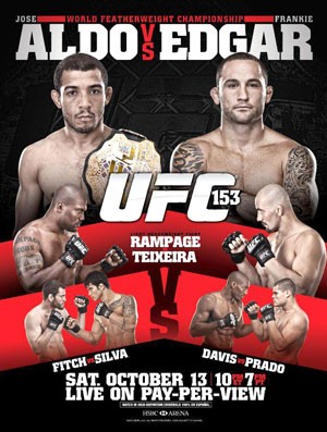 Novo cartaz do UFC 153 (Foto: Divulgação)