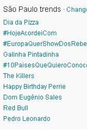 Trending Topics em SP às 12h07 (Foto: Reprodução)