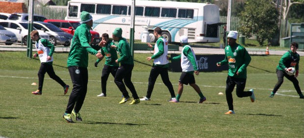 Treino Coritiba (Foto: Gabriel Hamilko / GloboEsporte.com)