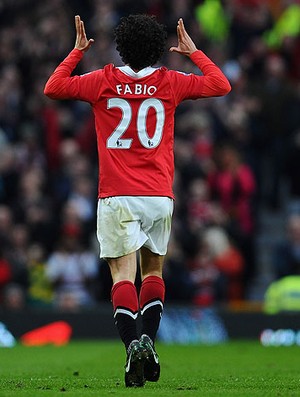 fabio manchester united gol arsenal (Foto: agência Getty Images)