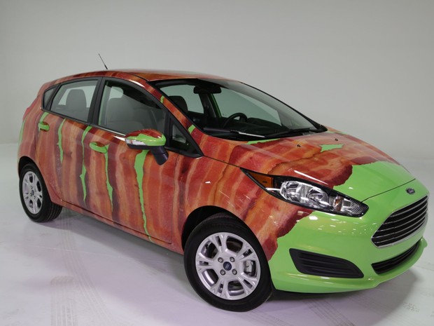 Ford Fiesta tem opção nos EUA de kit bacon em quatro versões (Foto: Divulgação)
