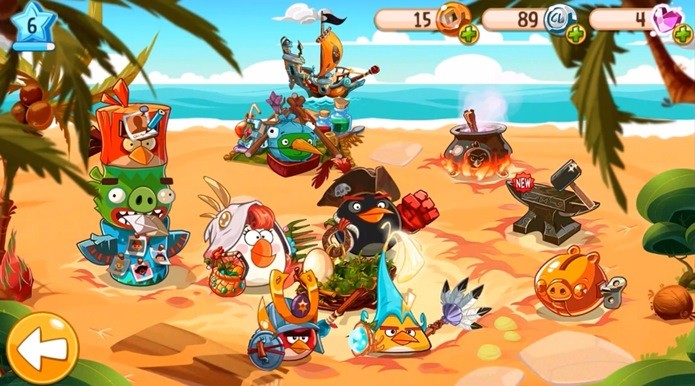 Customização dos personagens é um dos destaques de Angry Birds Epic (Foto: Reprodução / Dario Coutinho)