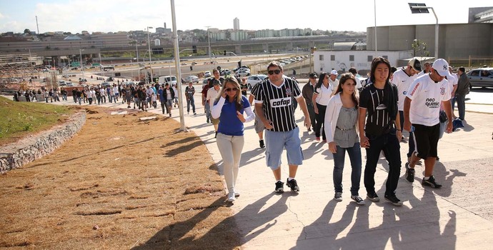 Jogo Arena Corinthians (Foto: Marcos Ribolli)