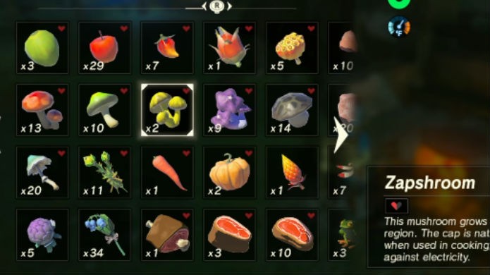 The Legend of Zelda Breath of the Wild: organize os ingredientes conforme nossas tabelas (Foto: Reprodução / Thomas Schulze)