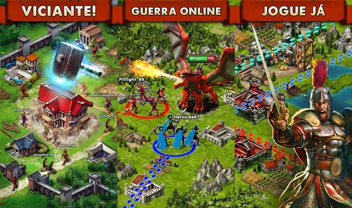 Estratégia e guerras online em um jogo épico (Foto: Divulgação)