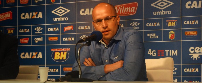 Thiago Scuro diz que Cruzeiro nunca fez porposta por Rafael Martins (Foto: Maurício Paulucci) Thiago Scuro diz que Cruzeiro nunca fez porposta por Rafael Martins (Foto: Maurício Paulucci)