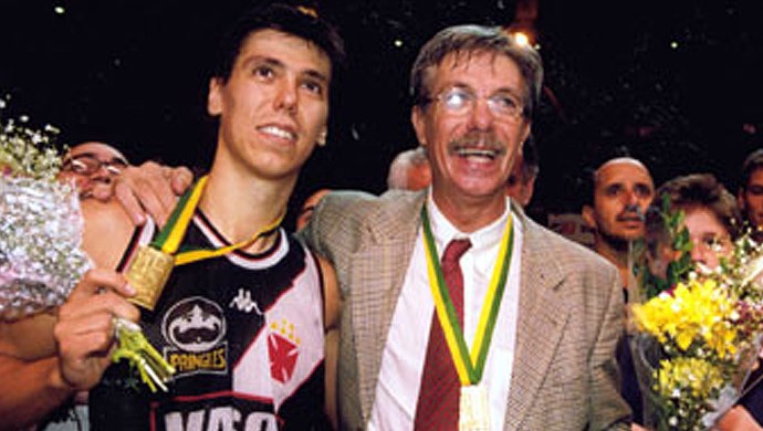 Helio Rubens e Helinho, Vasco, basquete (Foto: CBB)
