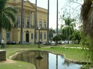 Prédio da Câmara Municipal de Vassouras, RJ (Foto: Reprodução/TV Rio Sul)