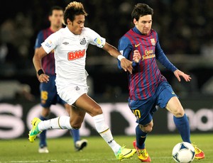 Neymar Messi Santos Barcelona (Foto: Getty Images)