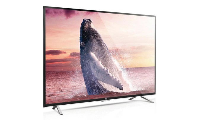 Smart TV da TCL vem com tela de 55 polegadas em 4K Ultra HD (Foto: Divulgação/TCL) (Foto: Smart TV da TCL vem com tela de 55 polegadas em 4K Ultra HD (Foto: Divulgação/TCL))